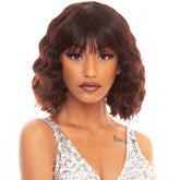The Wig Black Pink 100% Brazilian Virgin Remy Human Hair Wig - HHBW JACKI
